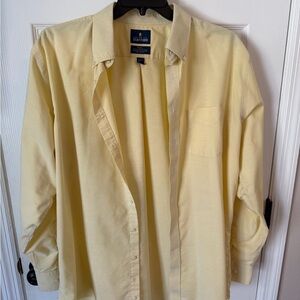 Stafford Cream Oxford Shirt